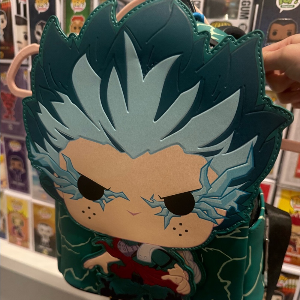 Loungefly My Hero Academia Deku Infinity Cosplay Glow Mini Backpack